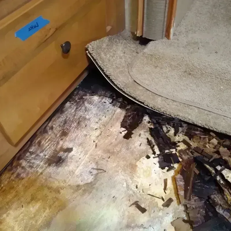 Wood Floor Water Damage in Cliffwood Beach, NJ